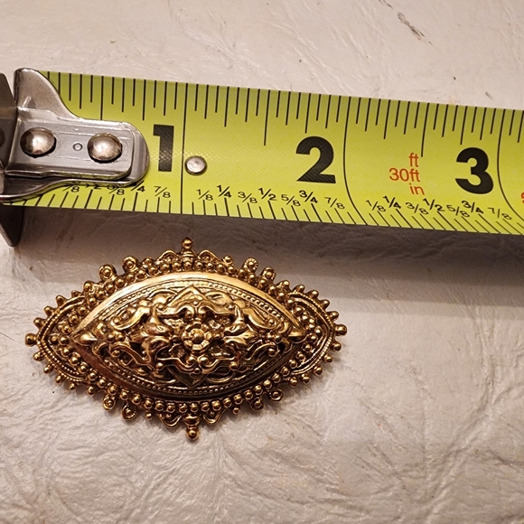 Brooch gold tone - Picture 3 of 4